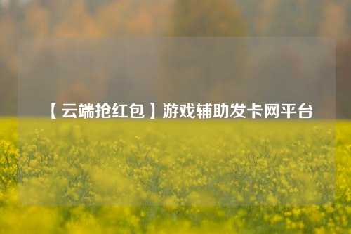 【云端抢红包】游戏辅助发卡网平台